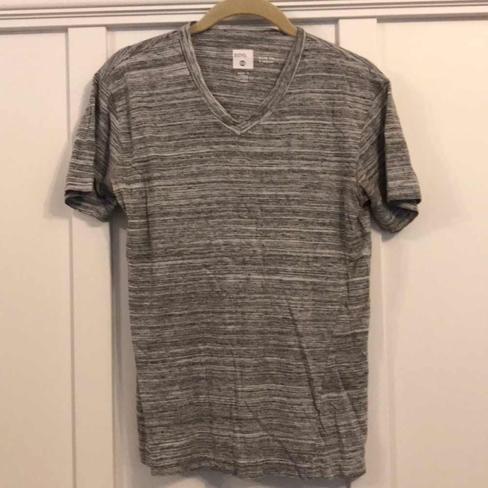 Urban outfitters slim grey v-neck